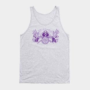 Black Magic Seer Purple Print Tank Top